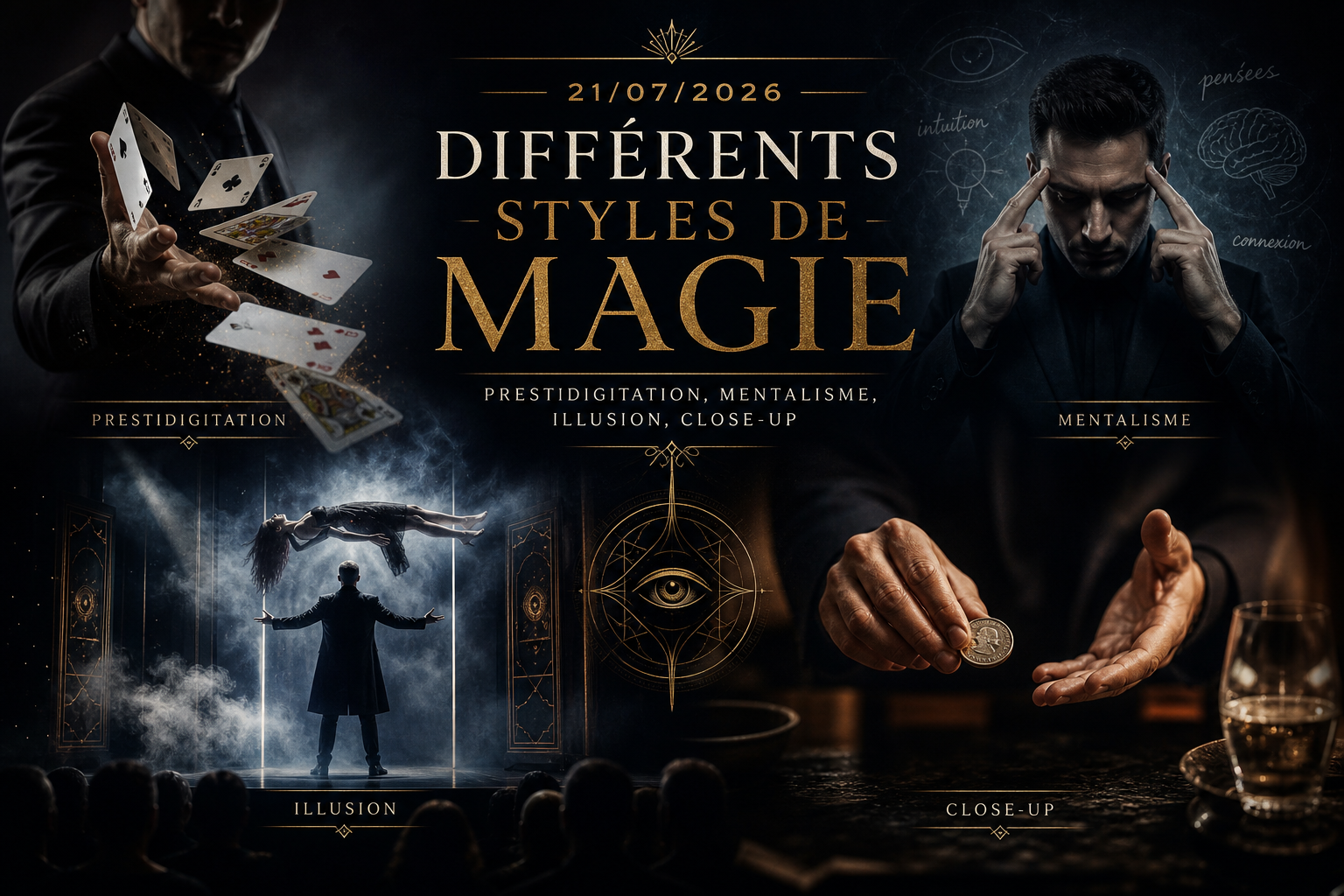 Différents styles de magie